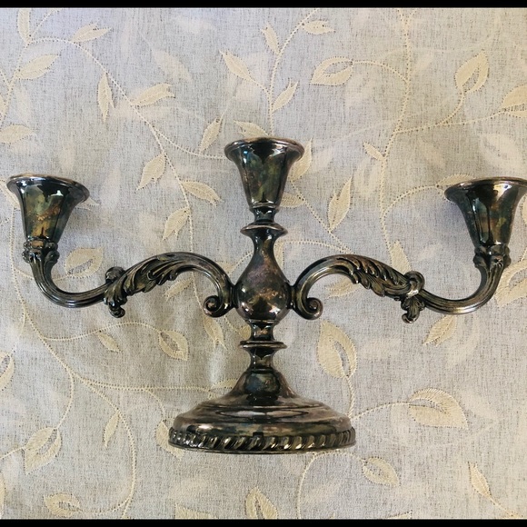 Gorgeous Vintage Silver Candelabra